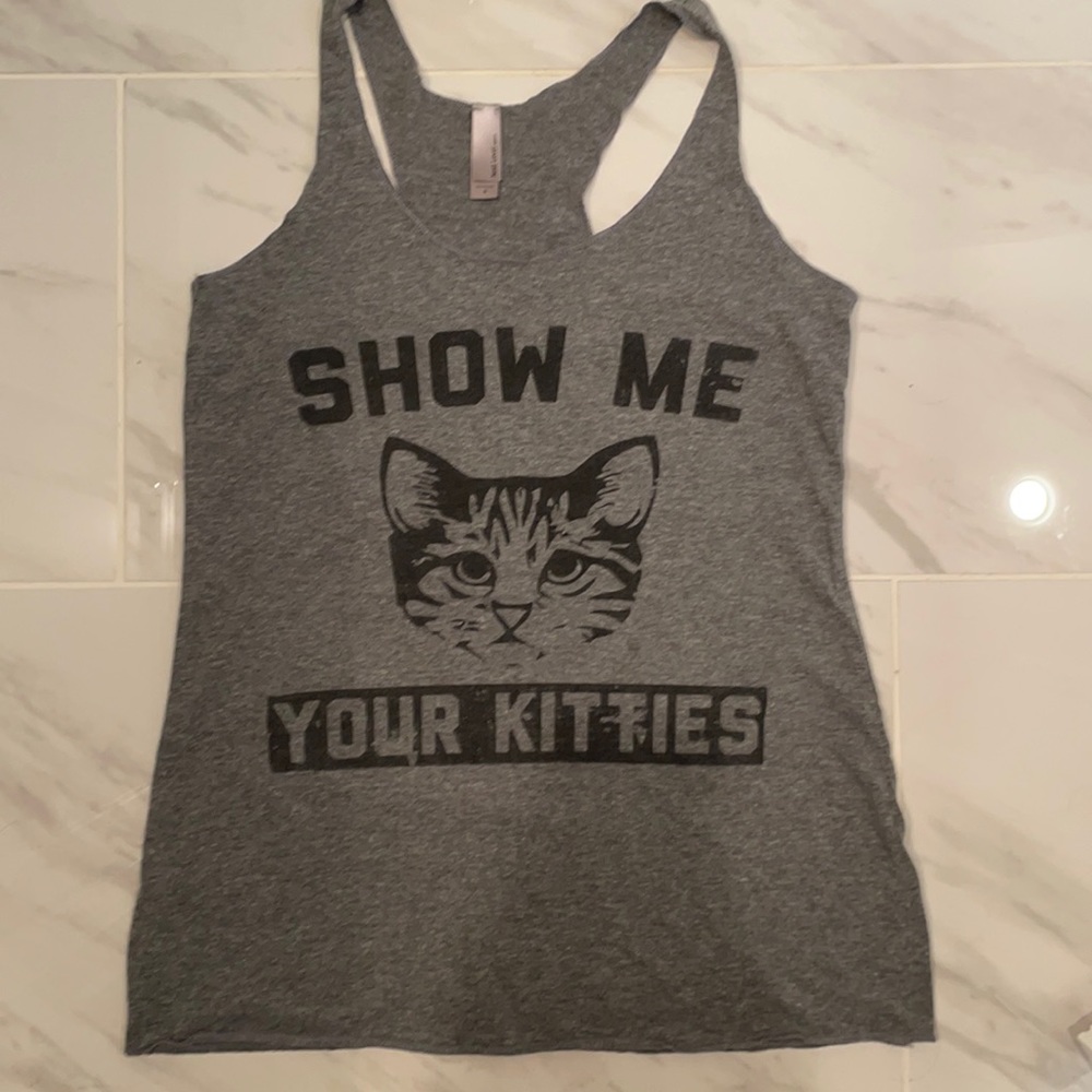 Show Me Your Kitties racer back tank